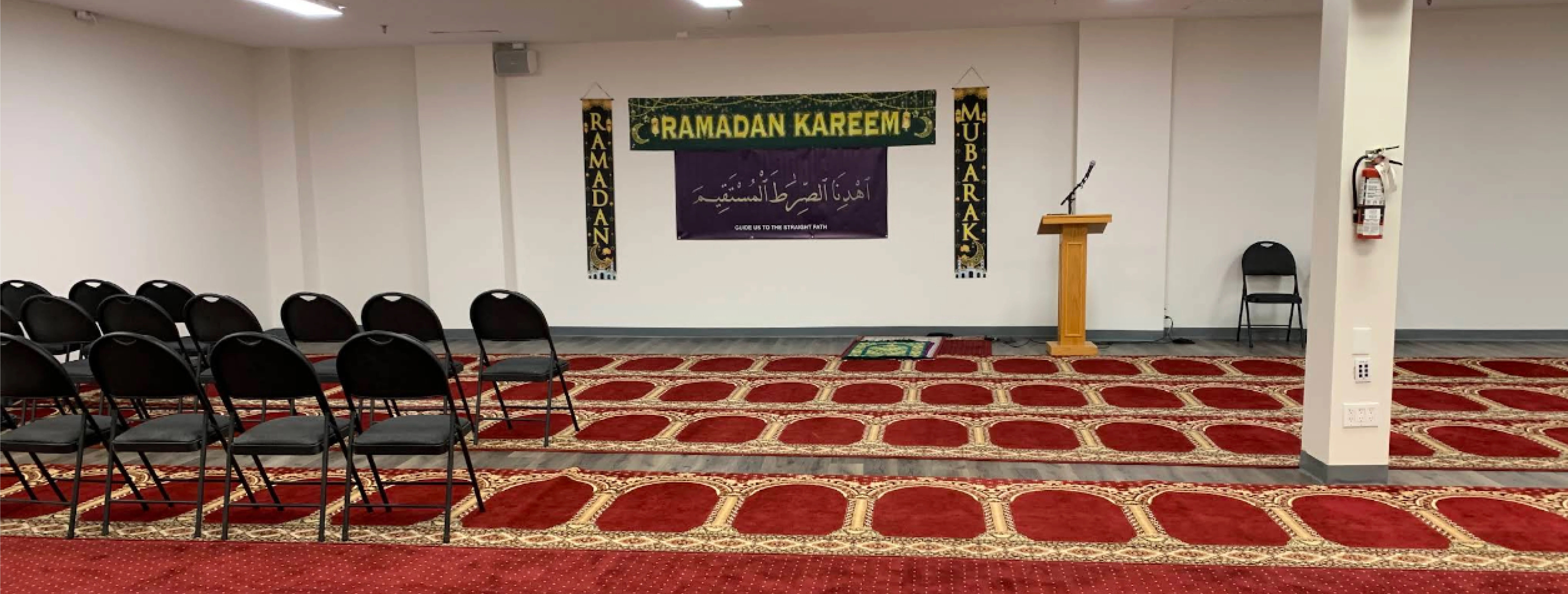 Interior prayer hall of 966 Community Centre Mississauga